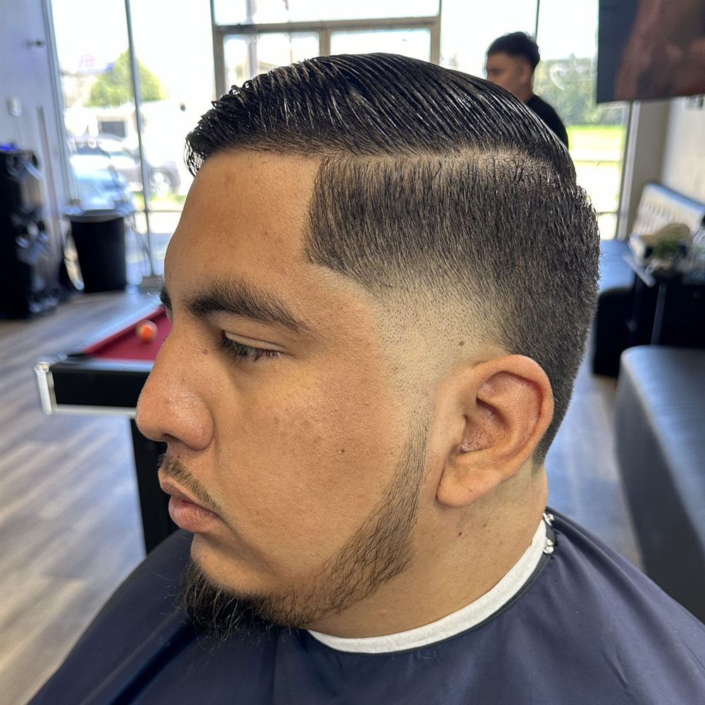 Corte con barba